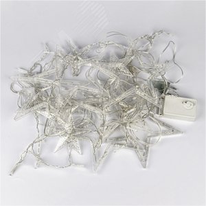 Гирлянда Занавес фигурный светодиодный 3х07м 138 светодиодов теплый белый свет прозрачный провод ULD-E3007-138/DTA WARM WHITE IP20 STARS-2 TM - фото 1