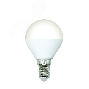 Лампа светодиодная LED-G45-6W/6500K/E14/FR/SLS Форма шар матовая Дневной свет (6500K)
