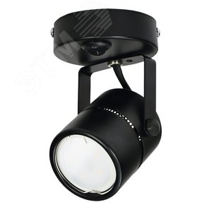 Изображение товара Светильник DLC-S612 GU10/B BLACK декоративный накладной серия Sotto Без лампы цоколь GU10 Выкл на корпусе Металл Черный TM Fametto (шт)