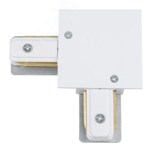 Соединитель UBX-Q123 R21 WHITE 1 POLYBAG для шинопроводов типа R, L-образный Однофазный Белый - фото 1