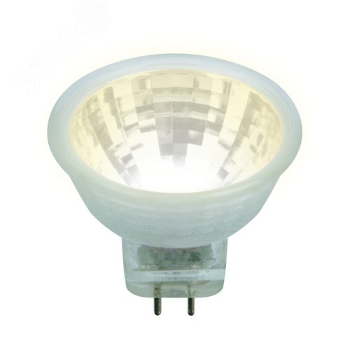 Лампа светодиодная LED-MR11-3W/WW/GU4 GLZ21TR 12V Прозрачная Теплый (3000K) Картон - фото 1