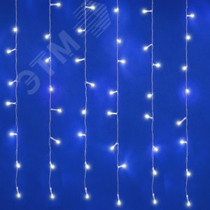 Изображение товара Гирлянда Занавес светодиодный 3х2 м 384 светодиода теплый белый свет прозрачный провод ULD-C3020-384/DTA/RC WARM WHITE IP44 Пульт ДУ в/к (шт)