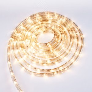 Изображение товара Гирлянда светодиодная Дюралайт 8м ULD-D50 8M/С08 IP44 WARM WHITE С контроллером Теплый белый свет Провод белый (шт)