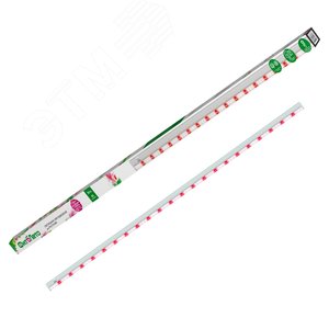 Светильник ULI-P19-30W/SPFB IP40 WHITE для растений светодиодный линейный, 1150 мм, выключатель на корпусе, спектр для фотосинтеза, ФитоЛето - фото 1