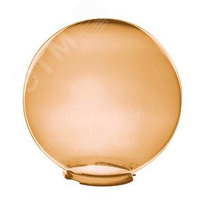 Изображение товара Рассеиватель в форме шара для садово-парковых светильников. Диаметр - 250мм. Тип соединения с крепежным элементом - посадочный. Материал - САН-пластик. Цвет - бронзовый. Упаковка - 4 шт. в групповой картонной коробке.UFP-R250B BRONZE (шт)