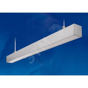 Светильник линейный светодиодный подвесной, (5000 К), 2800 Лм, алюминий, серебро - фото 2