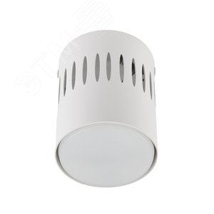 Светильник DLC-S619 GX53 WHITE декоративный накладной серия Sotto Без лампы цоколь GX53 Доп светодиодная подсветка 3Вт Металл Белый TM Fametto - фото 1