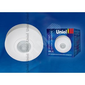 Датчик движения USN-14-360R-1200W-3LUX-6M-0,6-1,5m/s-WH - фото 2