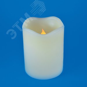 Фигура светодиодная Свеча на батарейках 2ААА (не в/к) ULD-F061 WARM WHITE CANDLE 1 светодиод Теплый белый свет - фото 2