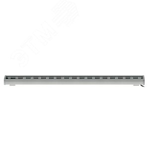 Прожектор светодиодный линейный ULF-L52-18W/RGB/L100 DC24V IP65 SILVER 1000мм. RGB. DC24V. Алюминий - фото 1