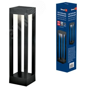 Изображение товара Светильник светодиодный ULU-T06A-10W/3000K IP65 BLACK уличный архитектурный напольный теплый (3000K) Корпус чёрный (шт)