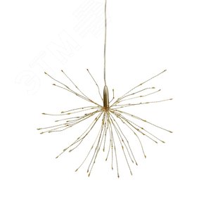 Фигура светодиодная Фейерверк на батарейках 3AA не в/к 30х30см Подвесная 120 светодиодов Разноцветный свет Пульт ДУ в/к прозрачный провод ULD-H3030-150/DTA/3AA/RC MULTI IP20 FIREWORKS TM - фото 1