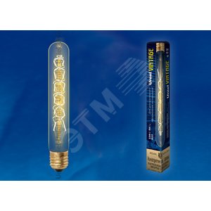 Лампа накаливания декоративная ЛОН 60 вт 300 Лм E27 Vintage IL-V-L32A-60/GOLDEN/E27 CW01 - фото 2