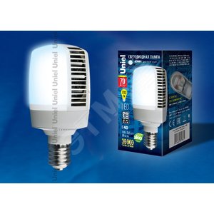 Лампа светодиодная LED 70вт 100-265в E40 6500К M105 матовая - фото 2