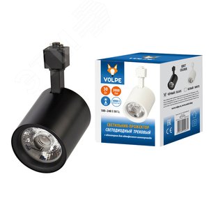 Светильник-прожектор ULB-Q275 30W/4000К BLACK светодиодный трековый 3000 Лм (4000К) Корпус черный - фото 1