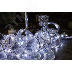 Гирлянда Лента светодиодная на батарейках 3AA не в/к 10 м 100 светодиодов ULD-S1000-100/SCB/3AA WHITE IP20 RIBBON Белый свет Провод медный - фото 4