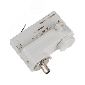 Адаптер для трехфазного шинопровода белый UBX-A61 WHITE 1 POLYBAG - фото 1