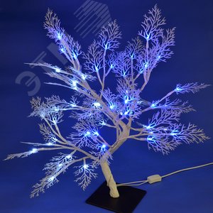 Дерево светодиодное Морозко 50 см 54 светодиода Синий и Провод белый ULD-T3550-054/SWA WHITE-BLUE IP20 FROST UL-00001400 Uniel - 5