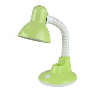 Изображение товара Светильник настольный. Цоколь Е27. Механический выключатель. Зеленый (шт)