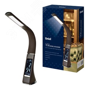 Светильник настольный TLD-542 Brown LED 300Лм 5000K Diммer - фото 7