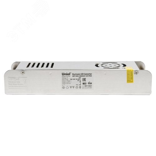 Блок питания 360Вт 12В Металлический корпус UET-VAS-360A20 12V IP20 - фото 3
