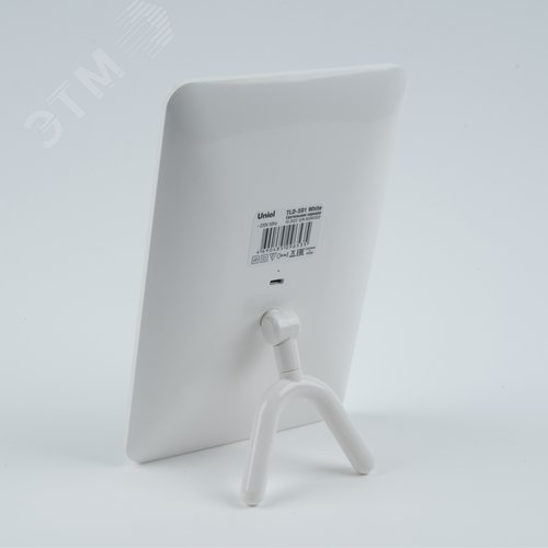 Светильник настольный-зеркало квадрат TLD-591 White 80Lm 6000К диммируемый с акк - фото 2