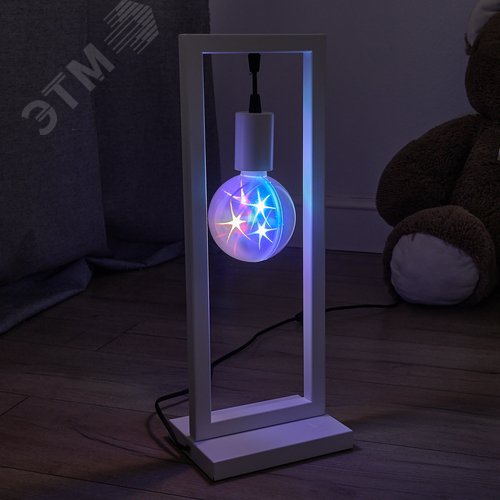 Светильник светодиодный Свечение 3D звёзды 220В Диаметр 10см ULI-Q310 1,5W/RGB/Е27 ДИСКО ШАР 3D - фото 5