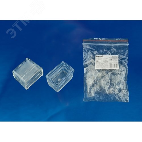 Заглушка торцевая для светодиодной ленты UCW-N21 CLEAR 025 POLYBAG UL-00002938 Uniel - фото 2