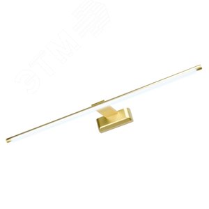 Светильник светодиодный ULT-F32-9W/NW IP20 GOLD для подсветки картин и зеркал. 220V. Белый свет. Корпус алюминий. Золотистый - фото 4