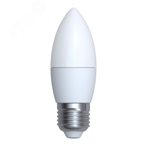 Лампа светодиодная LED-C37-7W/NW/E27/FR/NR форма свеча, матовая, Norma, белый свет (4000 K), картон, ТМ Volpe - фото 4