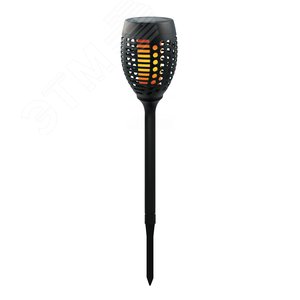Светильник садовый USL-S-182/PM720 TORCH на солнечной батарее Факел. Свечение ''эффект пламени''. 1хАА Ni-Mh аккумулятор в/к. IP44 - фото 1