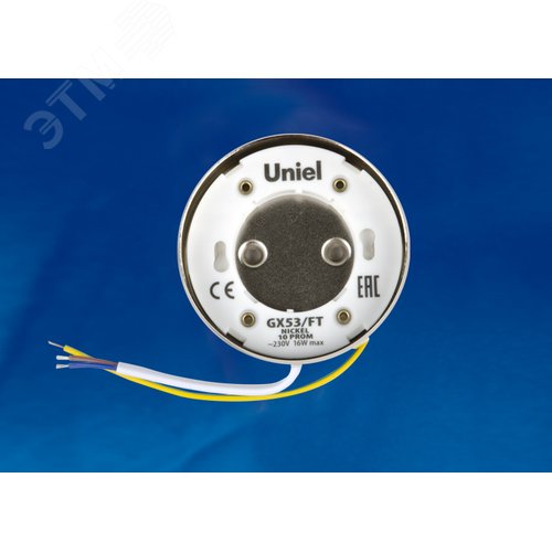 Светильник накладной GX53/FT NICKEL 10 PROM, в составе набора из 10 шт. корпус никель, картон TM - фото 3