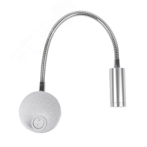 Светильник светодиодный ULT-F21-3W/4000K IP20 SILVER настенный гибкий для интерьерного освещения. 85-265В. Белый свет (4000К). Серебряный - фото 2