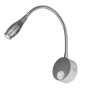 Светильник светодиодный настенный гибкий для интерьерного освещения 85-265В (4000К) ULT-F22-3W/4000K IP20 SILVER - фото 1