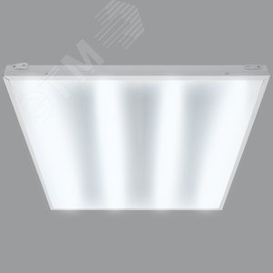 Светильник светодиодный потолочный встраиваемый (4000K) 4600 лм 588х588x40 мм корпус белый в комплекте с источником питания - фото 2