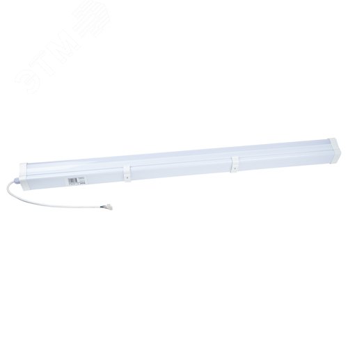 Светильник линейный светодиодный подвесной. Белый свет (4000К). 4360Лм. 1000Х76х76мм. Корпус белый - фото 3