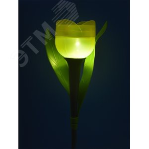 Светильник светодиодный садовый на солнечной батарее СОЛАР USL-C-452/PT305 YELLOW TULIP - фото 2