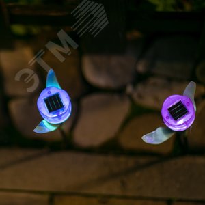 Светильник светодиодный садовый на солнечной батарее СОЛАР USL-C-453/PT305 PURPLE TULIP - фото 5