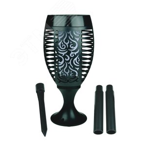 Светильник садовый USL-S-182/PM720 TORCH на солнечной батарее Факел. Свечение ''эффект пламени''. 1хАА Ni-Mh аккумулятор в/к. IP44 - фото 2