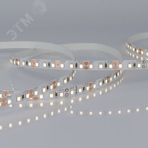 Лента гибкая светодиодная на самоклеящейся основе.ULS-M13-2835-120LED/m-8мм-IP20 -DC12V-9,6W/m-5м-4000K PROFI Катушка 5м. в герметичной упаковке. (4000К) - фото 2