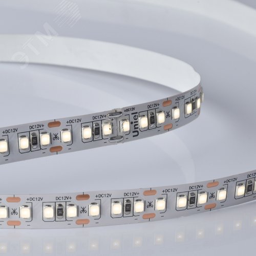 Лента гибкая светодиодная на самоклеящейся основе. ULS-M14-2835-168LED/m-10мм-IP20-DC12V-14W/m-5м-4000K PROFI Катушка 5м. в герметичной упаковке. (4000К) - фото 3