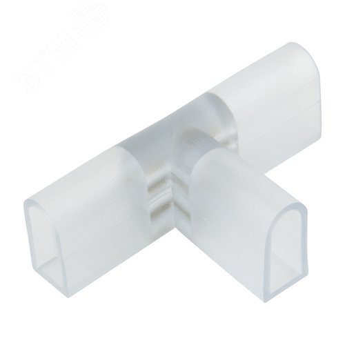 Соединитель контактный Т-образный UTC-K-32/N21 CLEAR 010 POLYBAG для светодиодных лент ULS-N21 NEON 220В, 8x16мм 2 контакта прозрачный цвет 10 штук в пакете - фото 2