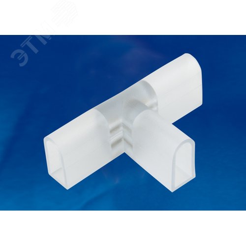 Соединитель контактный Т-образный UTC-K-32/N21 CLEAR 010 POLYBAG для светодиодных лент ULS-N21 NEON 220В, 8x16мм 2 контакта прозрачный цвет 10 штук в пакете - фото 3