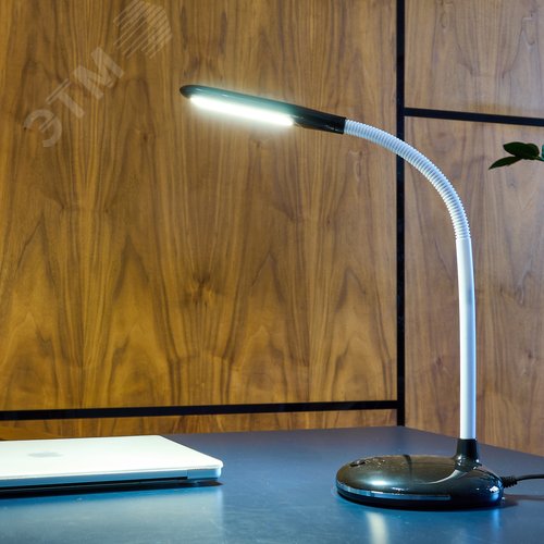 Светильник настольный 7W Механический выключатель TLD-561 Black/LED/450Lm/4500K Черный - фото 8