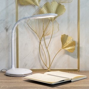 Светильник настольный 7W Механический выключатель TLD-561 White/LED/450Лм/4500K белый - фото 4