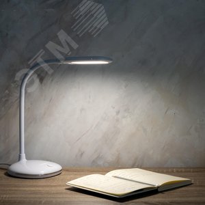 Светильник настольный 7W Механический выключатель TLD-561 White/LED/450Лм/4500K белый - фото 5