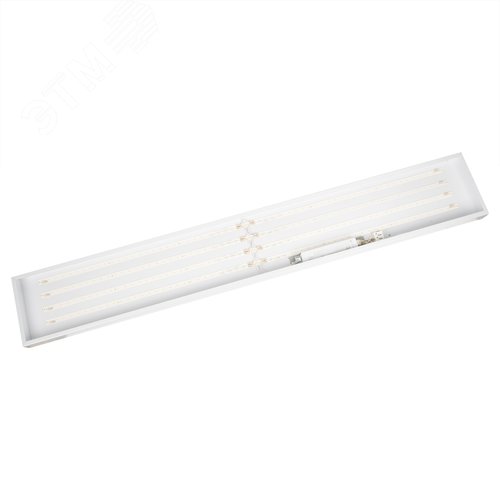 Светильник светодиодный потолочный универсальный. Холодный свет (5000K). 4400Лм. Корпус белый. В комплекте с источником питания. ТМ - фото 4