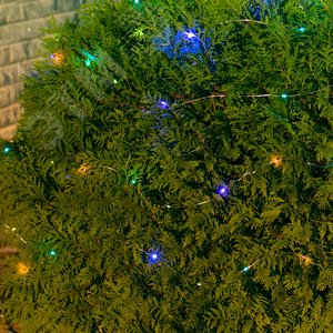 Гирлянда cадовая на солнечной батарее Роса, 100 светодиодов, разноцветный свет, 1xАА Ni-Mh аккумулятор в/к IP44 - фото 3