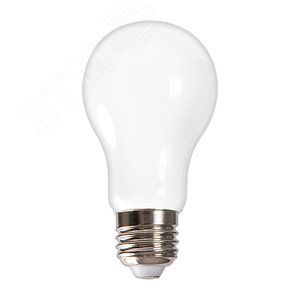 Лампа светодиодная LED-A60-7W/3000K/E27/FR GLH01WH Форма A матовая  Heaven Теплый (3000K) Картон