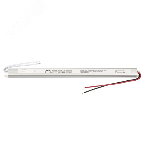 Блок питания ультратонкий 48Вт 12В Металлический корпус UET-VAT-048A20 12V IP20 - фото 3